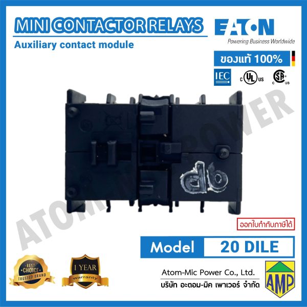 EATON - Auxiliary contact module - 20 DILE - Image 5