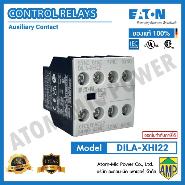 EATON - Auxiliary Contact - DILA-XHI22 - Image 2
