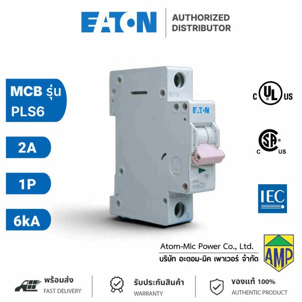 EATON - Miniature Circuit Breaker (MCB) - PLS6-C2/1 - Image 2