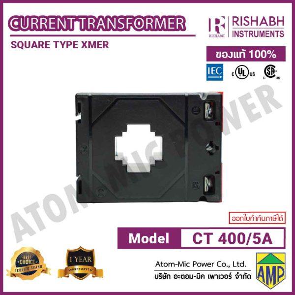 RISHABH - Current Transformer - CT 400/5A 74/30(45)(Class1, 20VA, FS5) - Image 5
