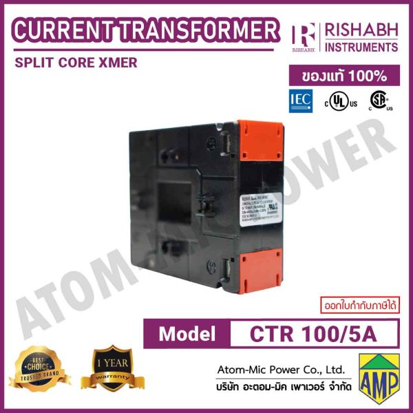 RISHABH - Current Transformer - CTR 100/5A 93/30(40) 1.5VA CLASS1 FS10 - Image 3