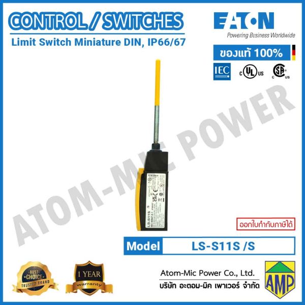 EATON-Limit Switch-LS-S11S/S (IP66/IP67, 1 N/O, 1 NC) - Image 4
