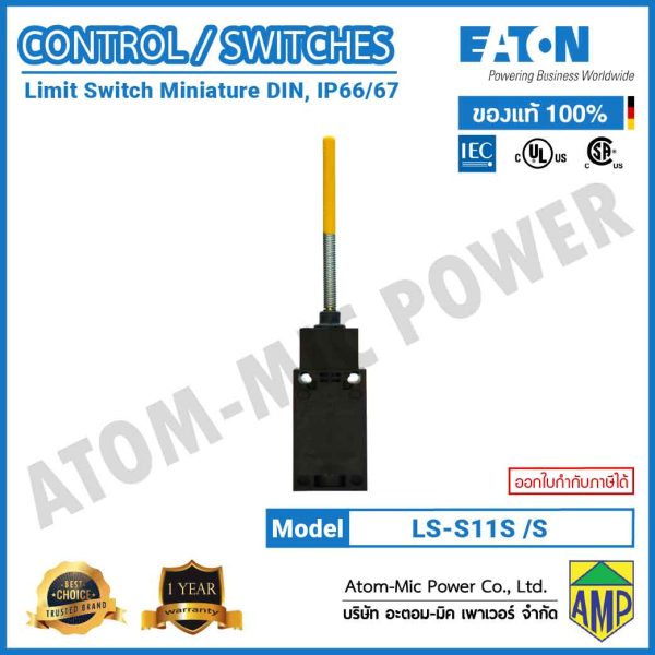 EATON-Limit Switch-LS-S11S/S (IP66/IP67, 1 N/O, 1 NC) - Image 5