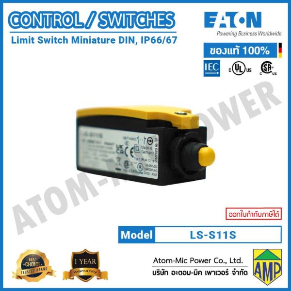 EATON-Limit Switch-LS-S11S (IP66/IP67, 1 N/O, 1 NC) - Image 4