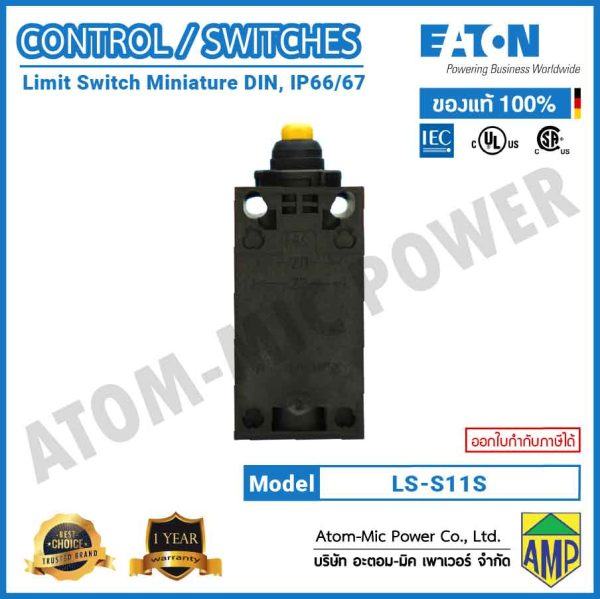 EATON-Limit Switch-LS-S11S (IP66/IP67, 1 N/O, 1 NC) - Image 6