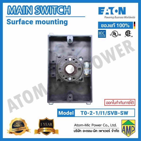 EATON-MAIN SWITCH-Surface Mounting-T0-2-1/I1/SVB-SW - Image 7
