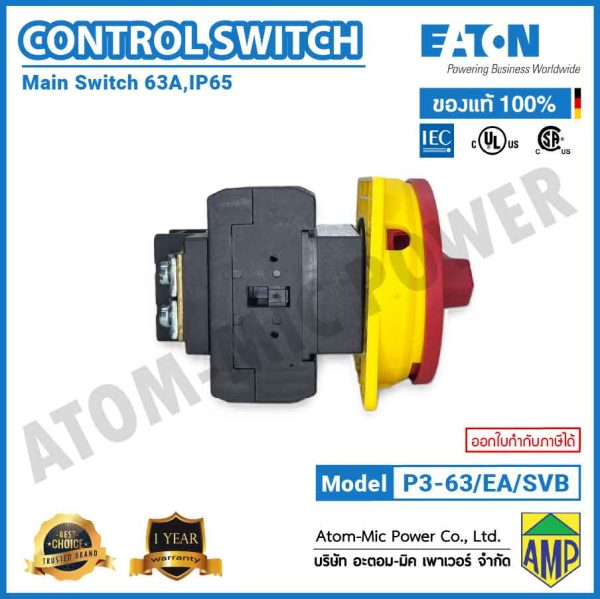 EATON-MAIN SWITCH-P3-63/EA/SVB (63A) - Image 4