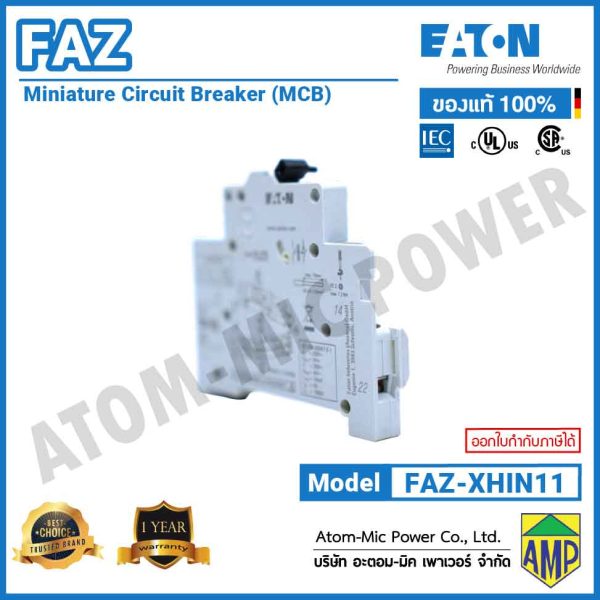 EATON – Miniature Circuit Breaker (MCB) – FAZ-XHIN11 - Image 4