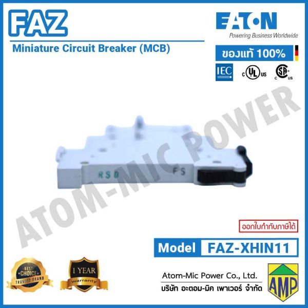 EATON – Miniature Circuit Breaker (MCB) – FAZ-XHIN11 - Image 6