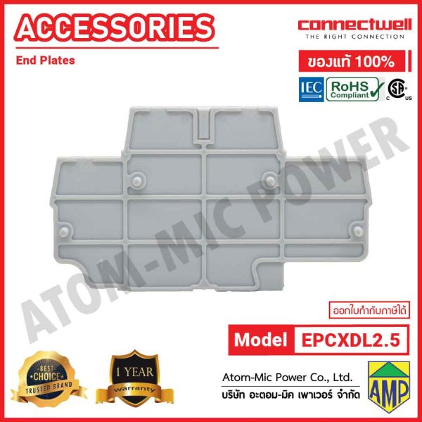 Connectwell - End Plate suitable for CXDL2.5 and CPDL2.5 - EPCXDL2.5 - Image 3