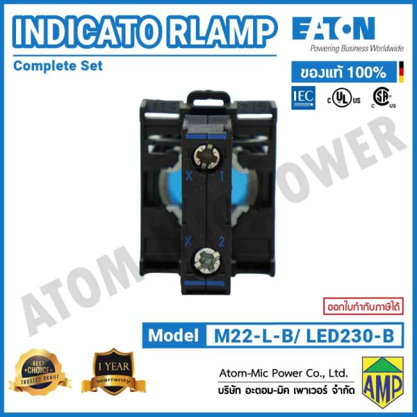 EATON - Push Button Switch - Indicator Lamp - M22-L-B/LED230-B (230VAC) - Image 4